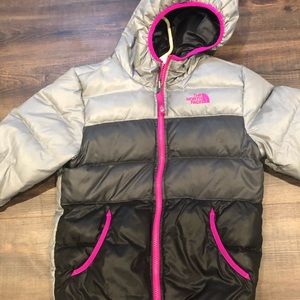 Girls North Face puffer